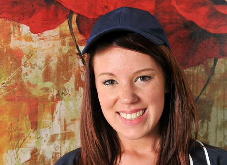 Cute teen Lizzie takes off her baseball uniform and spreads - 2 of 15