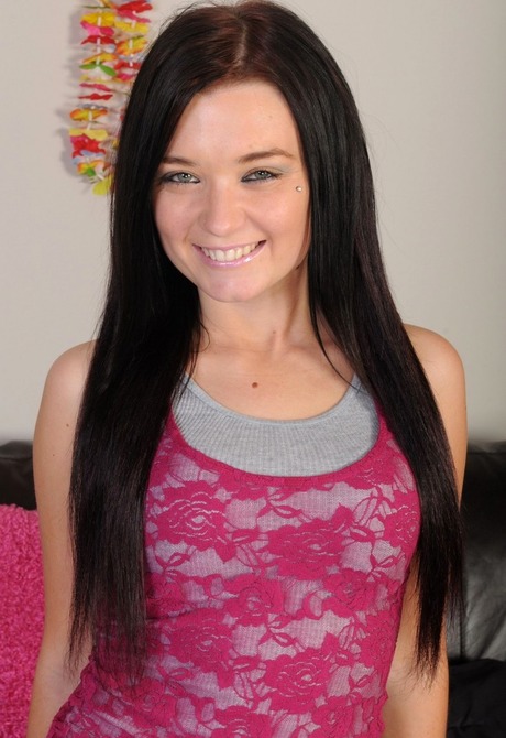 Tiny girl next door teen Mandy playing with vibrator
