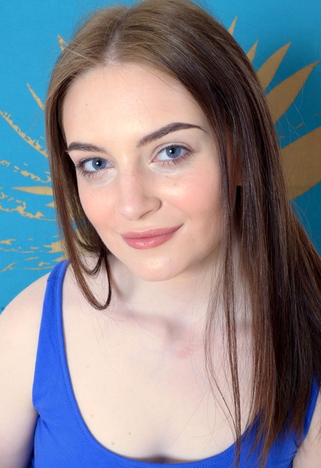 Pale beauty Maya shares her big tits and gapes her holes