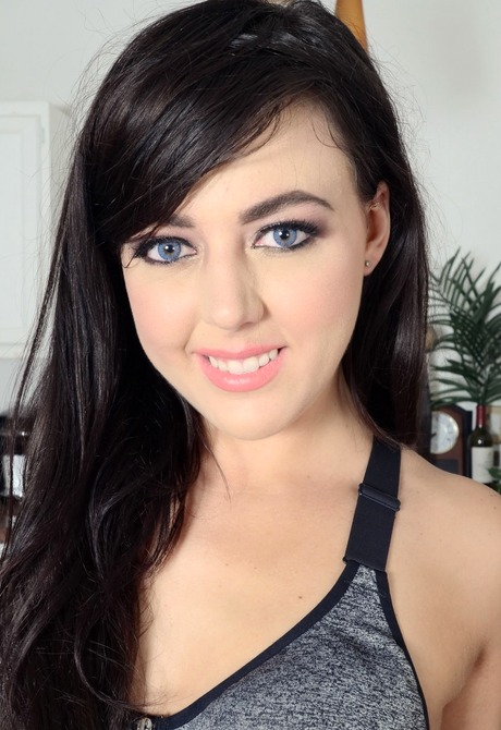 Delicious brunette Whitney stripteases while working out