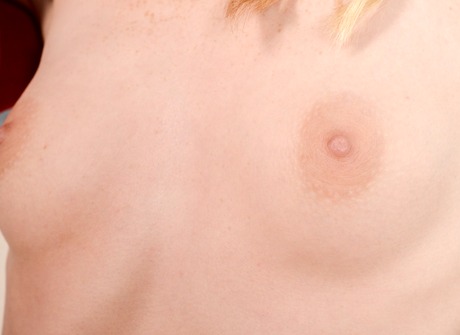 Provocative blonde Zoe shows her sweet shaved pussy up close - 4 of 16