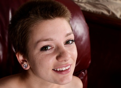 Petite tattooed cutie Lila Lavay spreads ass and pussy with perky tits out - 13 of 16